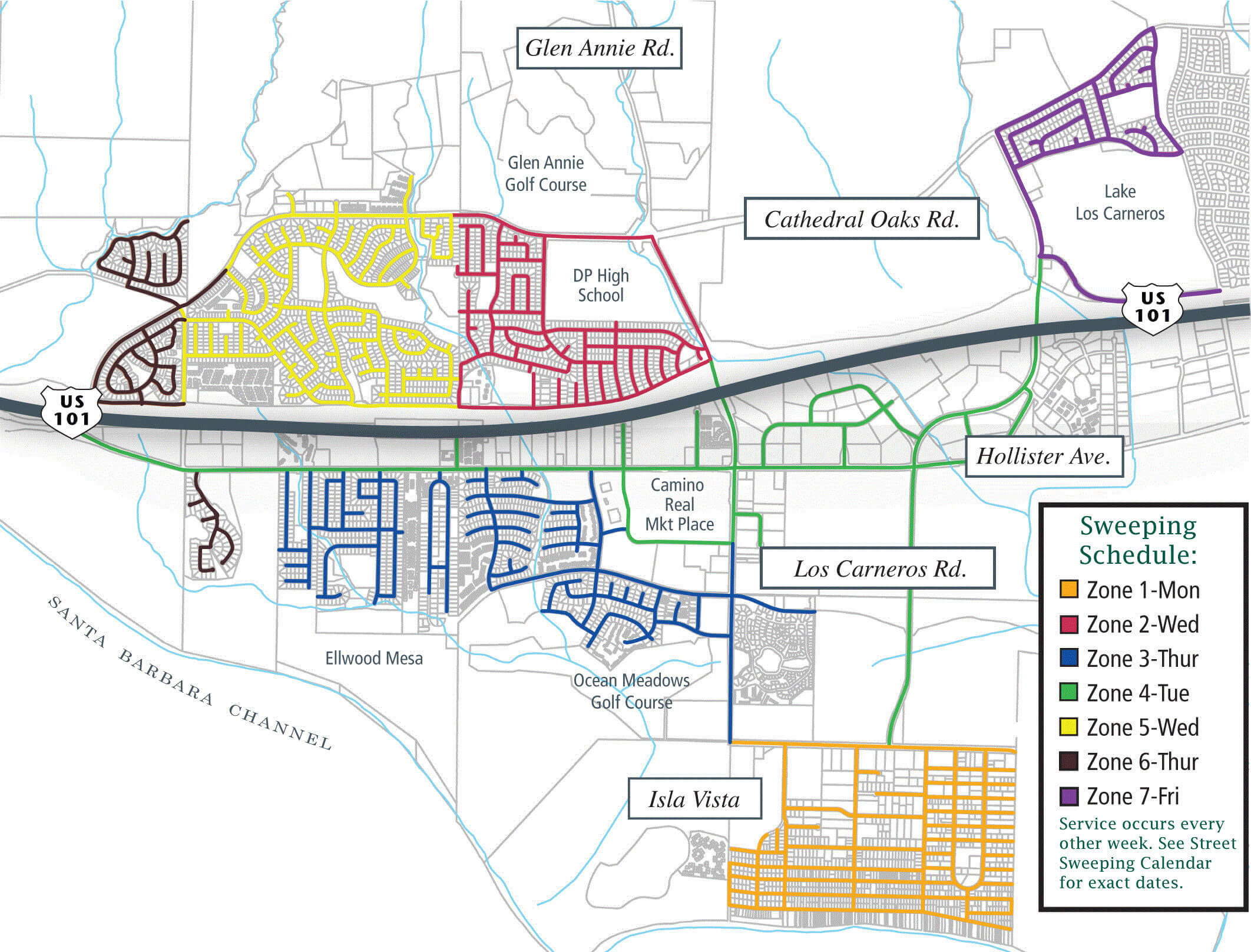 Street Sweeping Map